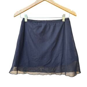 brandy melville Mini Lace Lined Skirt. One Size?? Black